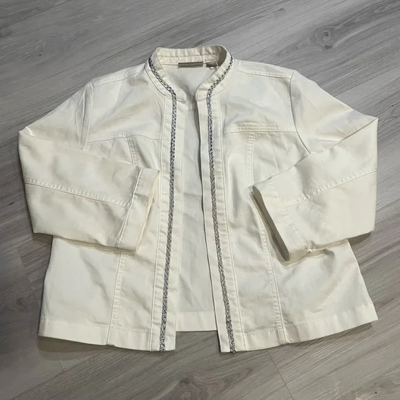 Chico’s size 1 women’s blazer - Picture 1 of 7